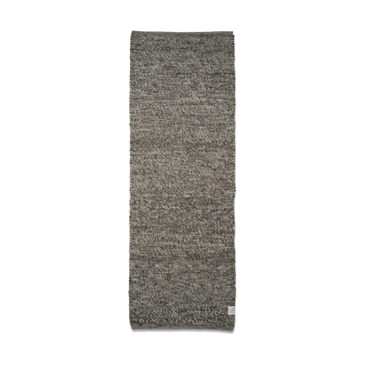 Classic Collection Merino wool carpet 80x250 cm Grey