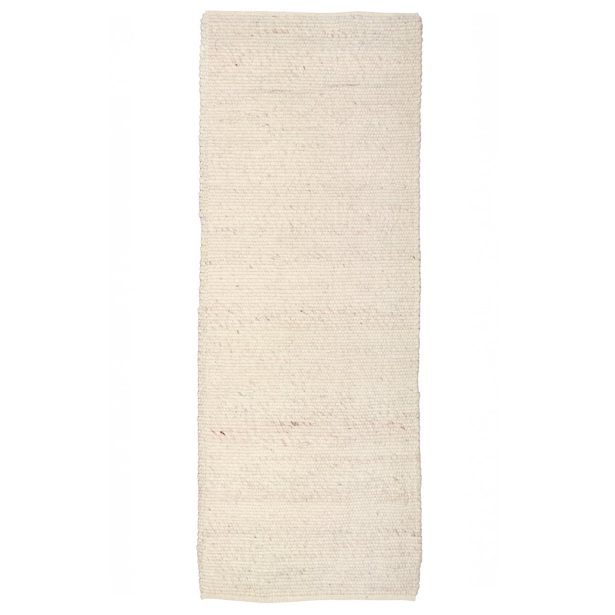 Classic Collection Merino wool carpet 80x250 cm white