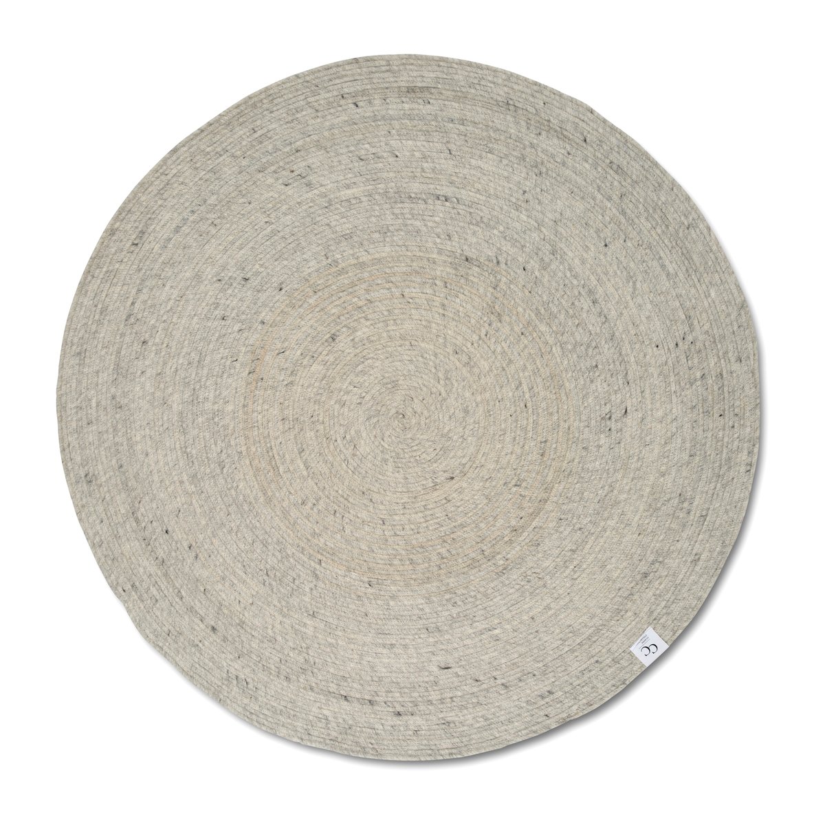 Classic Collection Merino wool carpet round Ø160 cm Concrete