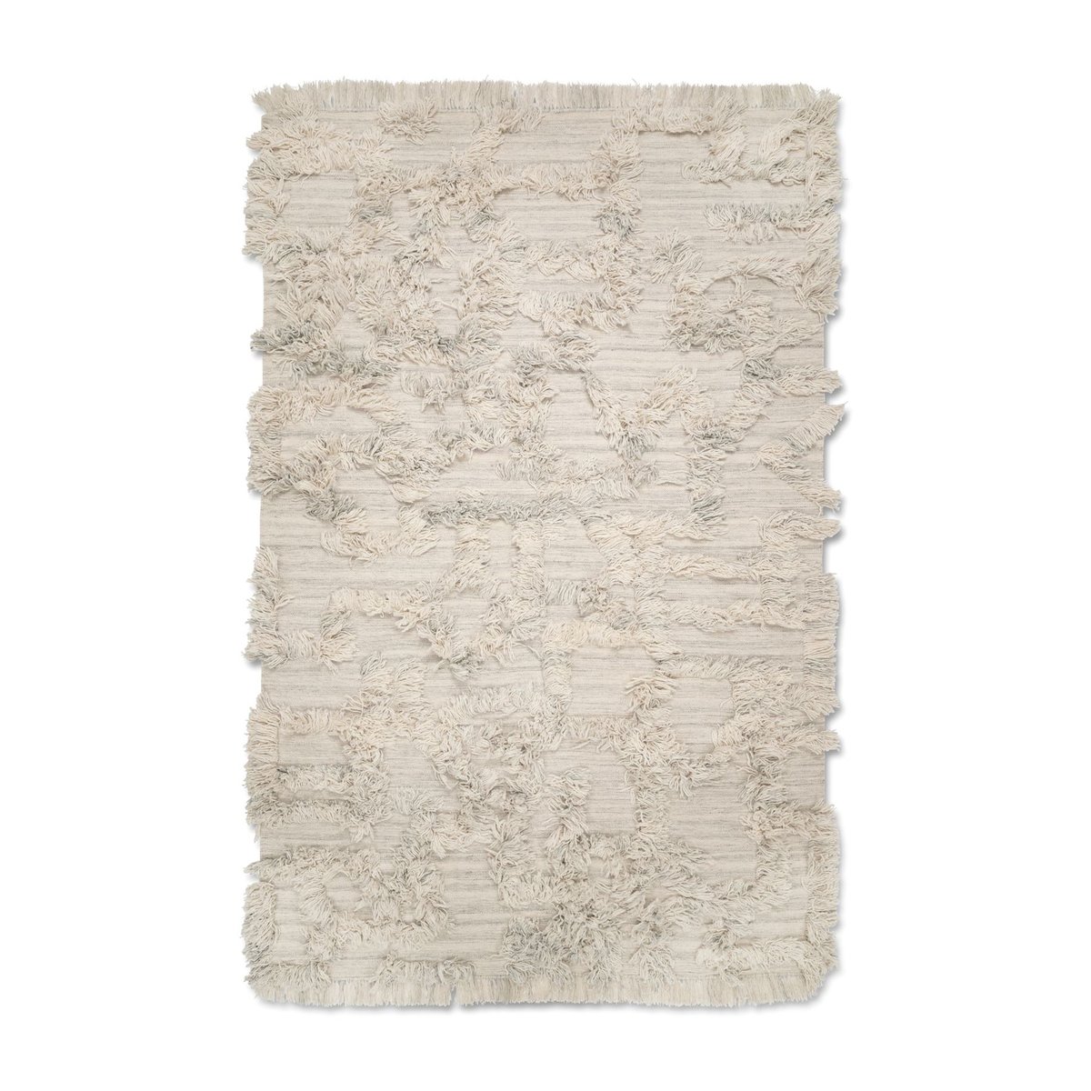 Classic Collection Rio wool carpet 170x230 cm Ivory melange