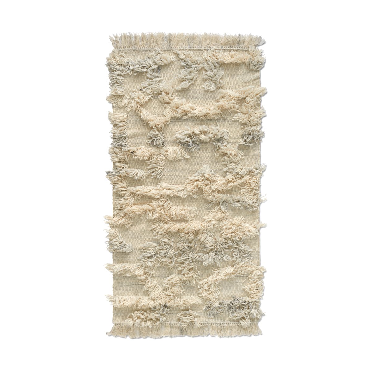 Classic Collection Rio wool rug 80x150 cm Ivory-melange