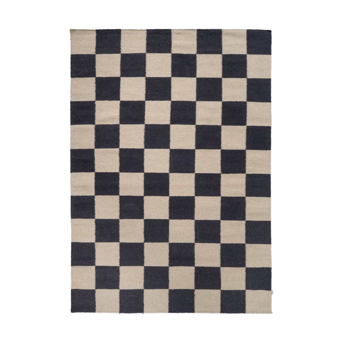 Classic Collection Square rug Black-beige, 170x230 cm