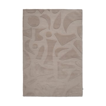 Vivid wool rug 250x350 cm - Beige - Classic Collection