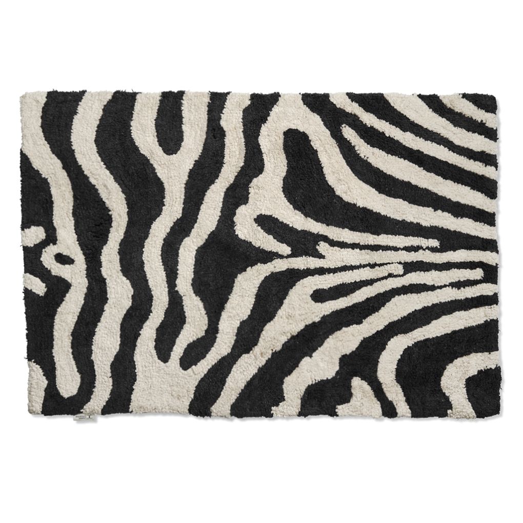 Zebra bathroom mat 60x90 cm from Classic Collection - NordicNest.com