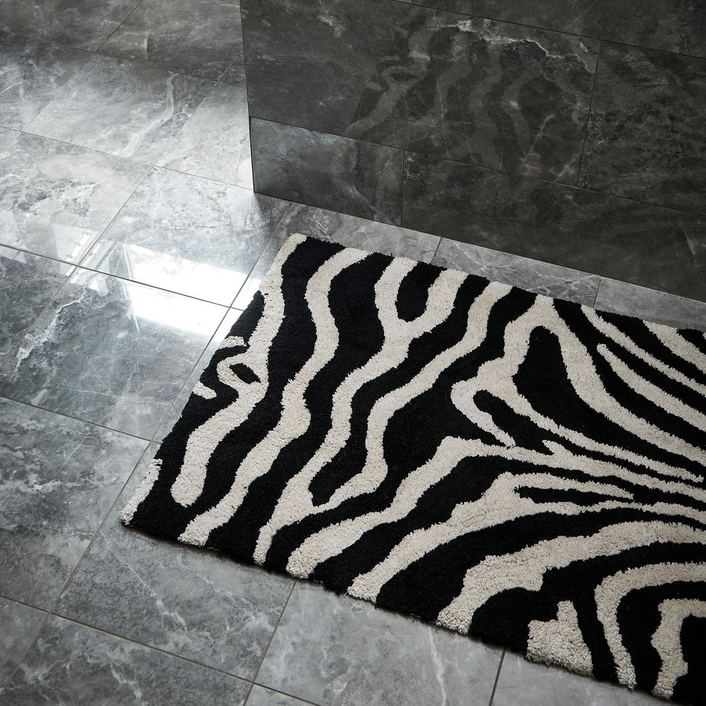 Zebra bathroom mat 60x90 cm from Classic Collection