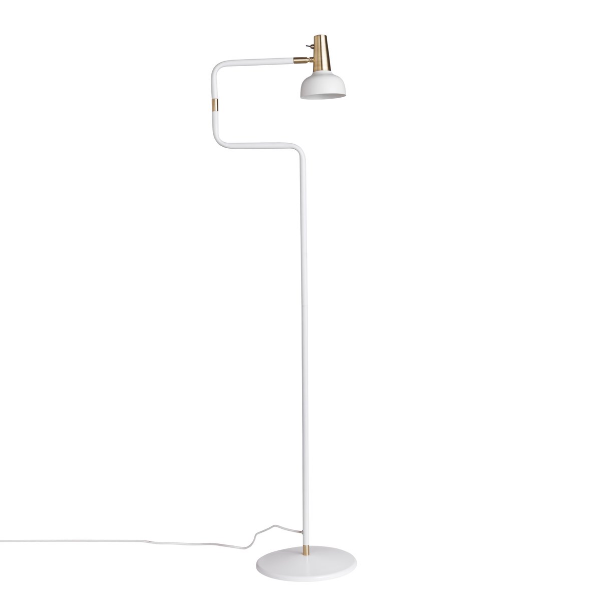 CO Bankeryd Ray floor lamp white-brass