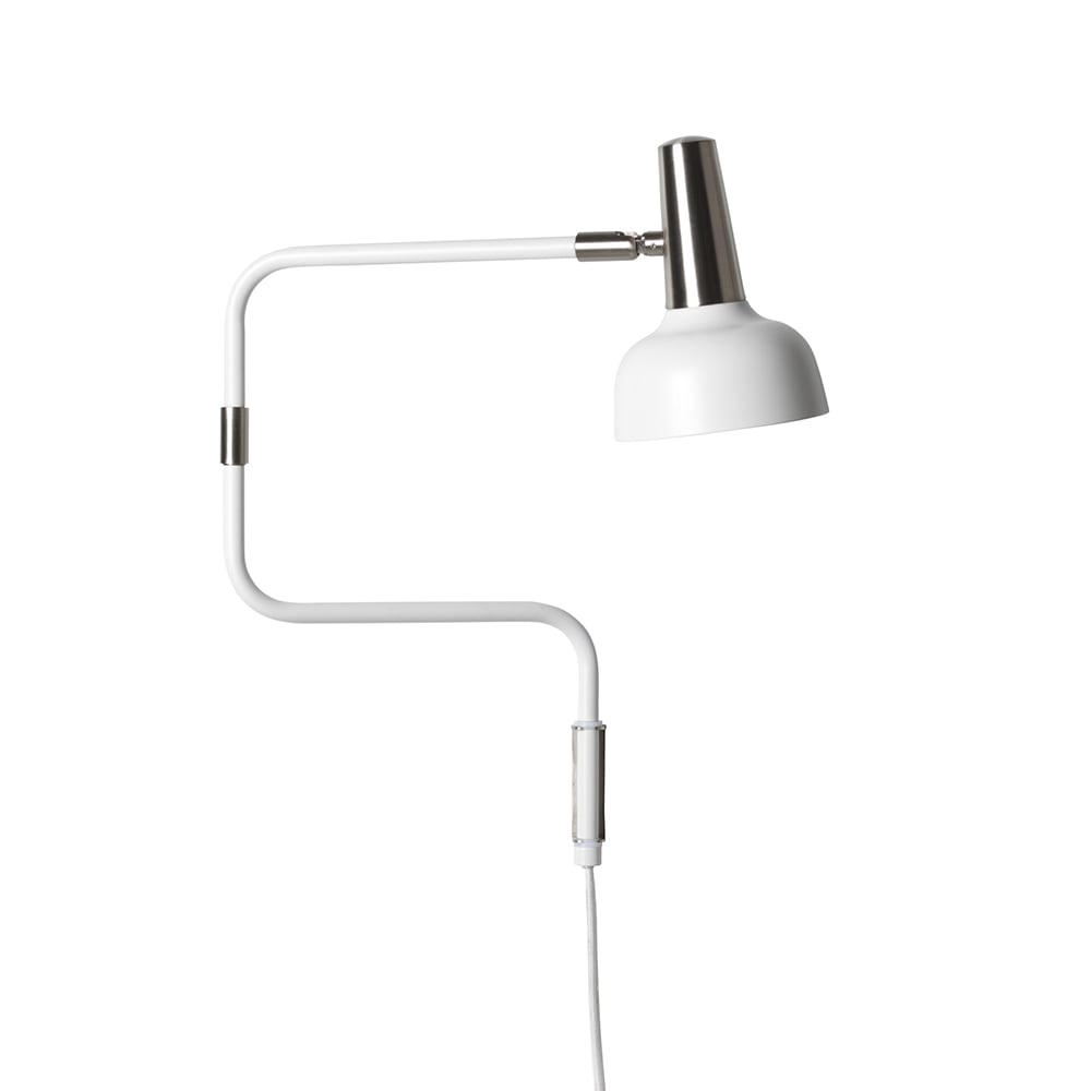 CO Bankeryd Ray Wall lamp White, nickel details