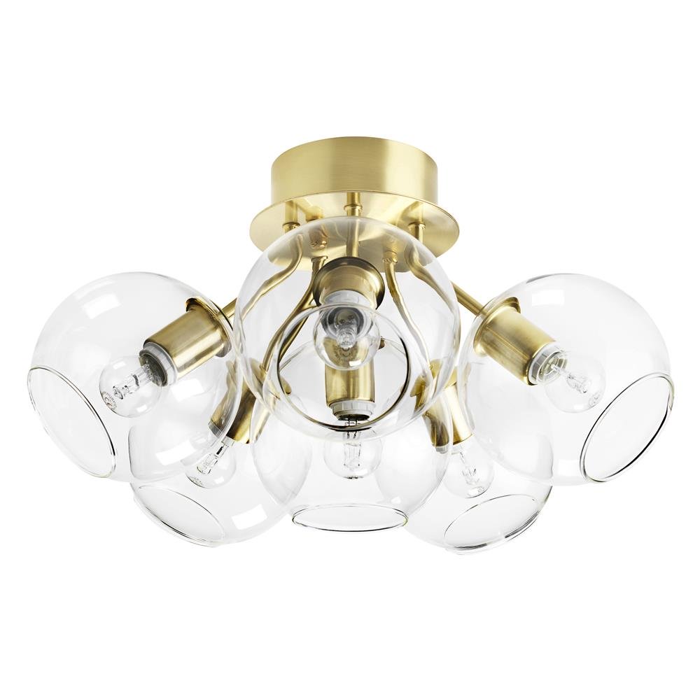 CO Bankeryd Tage ceiling lamp brass-clear glass