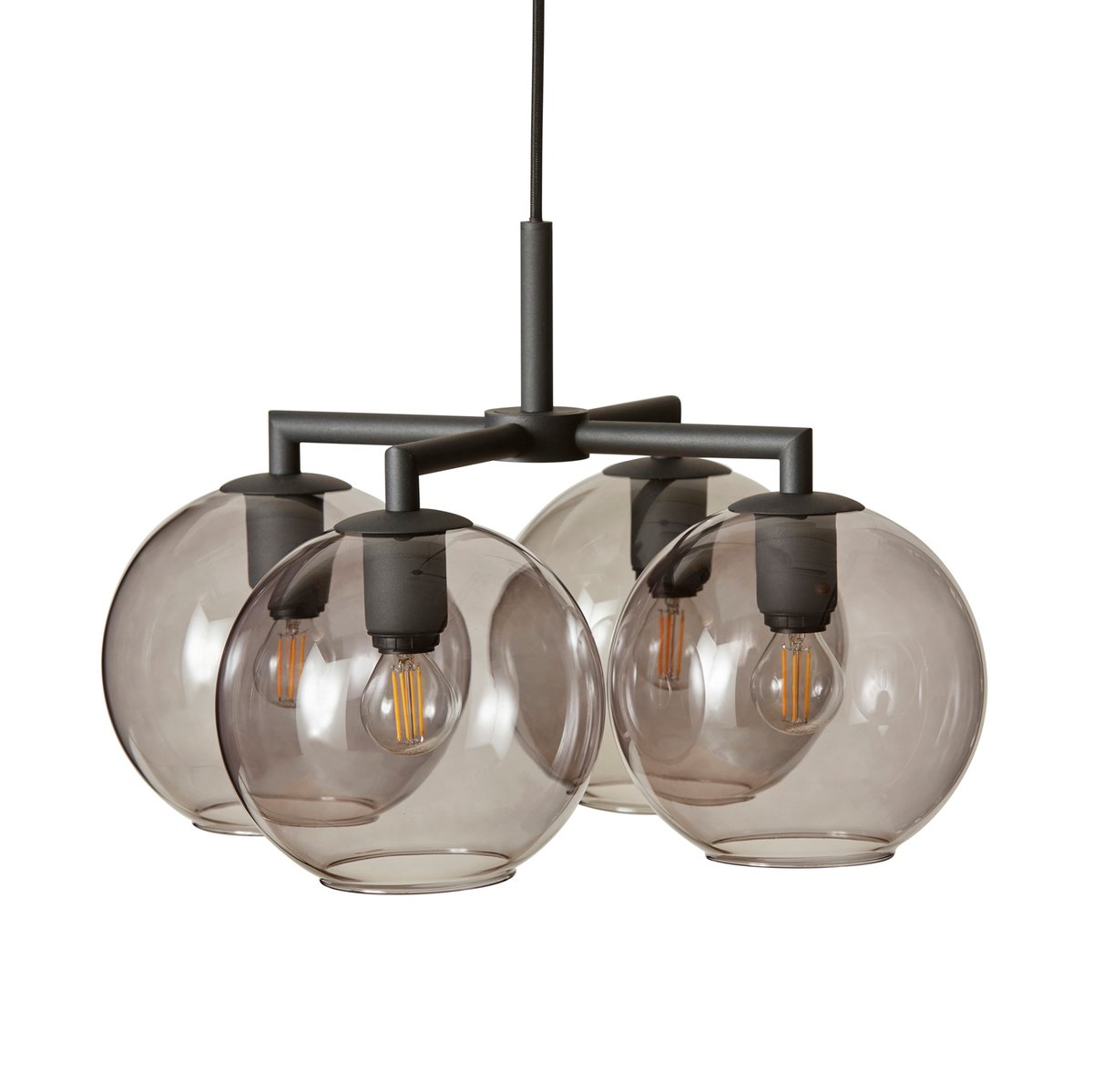 CO Bankeryd Ture pendant lamp 30 cm Black-smoke coloured glass