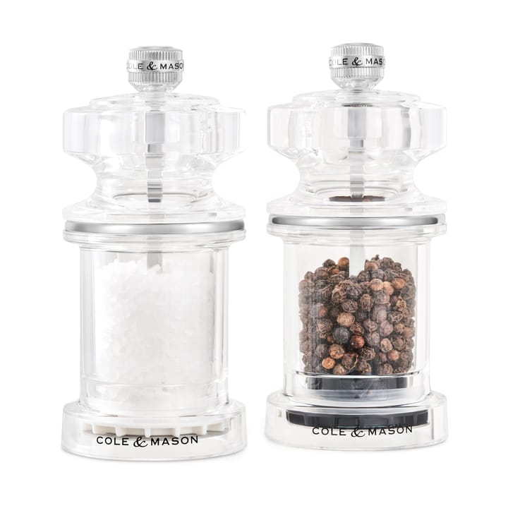 Cole & Mason 675 salt and pepper grinder set 11.8 cm - Clear - Cole & Mason