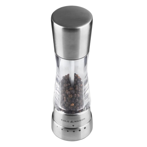 Cole & Mason Derwent salt and pepper grinder set 19 cm - Silver - Cole & Mason