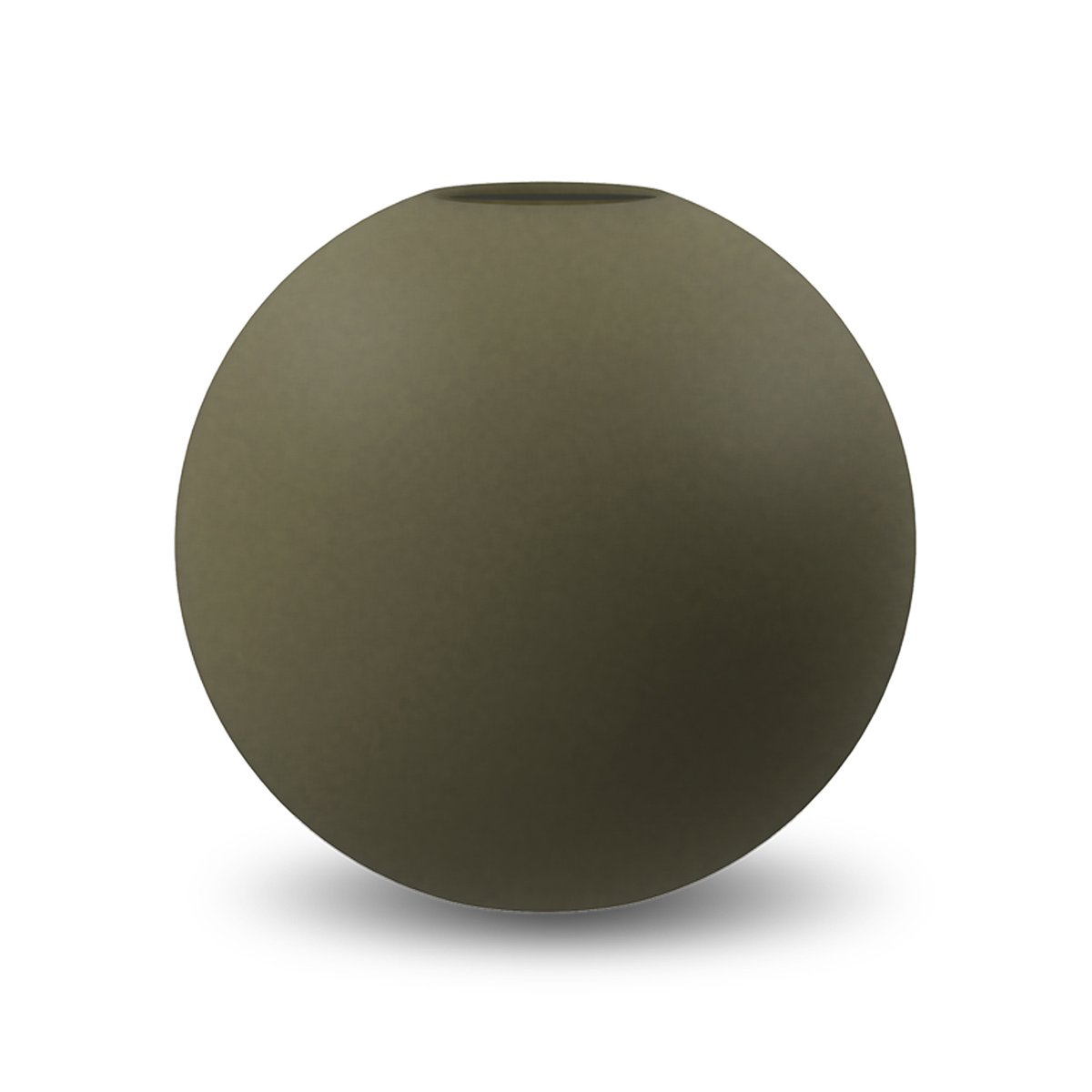 Cooee Design Ball vase olive 20 cm | Scandinavian Design | Vases | Green