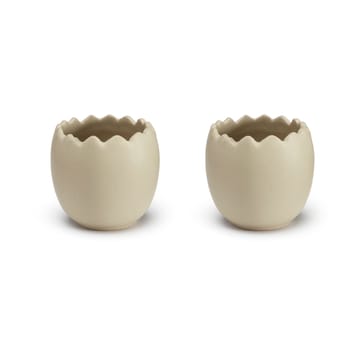 Cooee egg cup 2-pack - Sand - Cooee Design