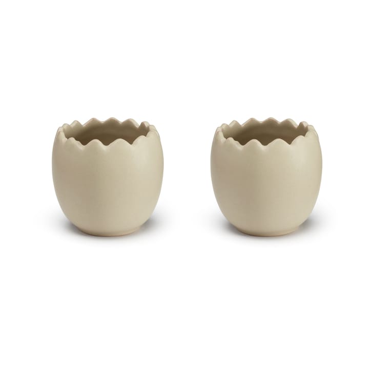 Cooee egg cup 2-pack - Sand - Cooee Design