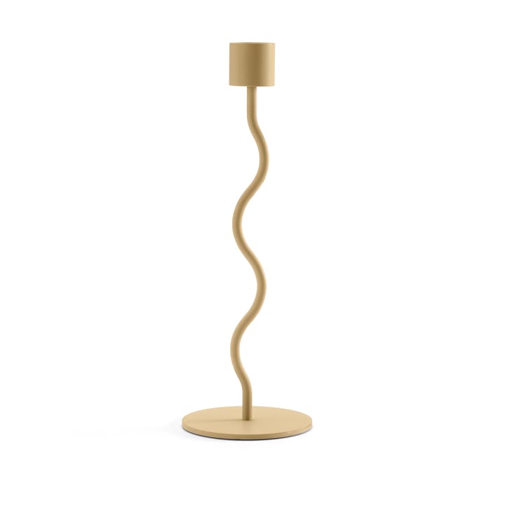 Curved candle holder 23 cm - Peanut - Cooee Design