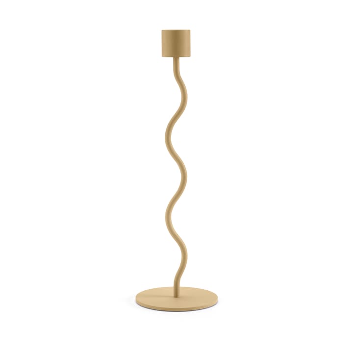 Curved candle holder 26 cm - Peanut - Cooee Design