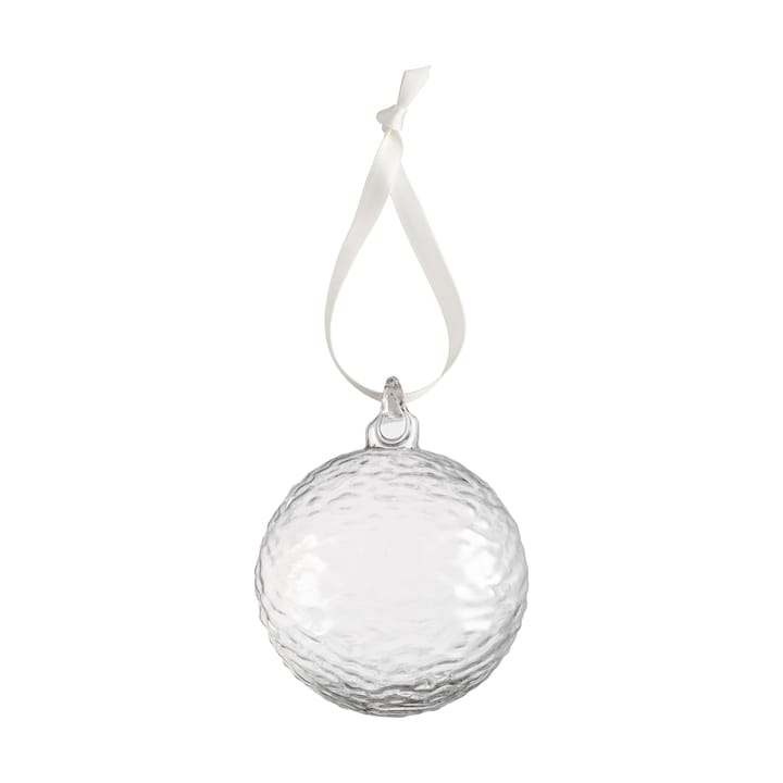 Gry Marble Christmas bauble Ø5 cm 4-pack - Clear - Cooee Design