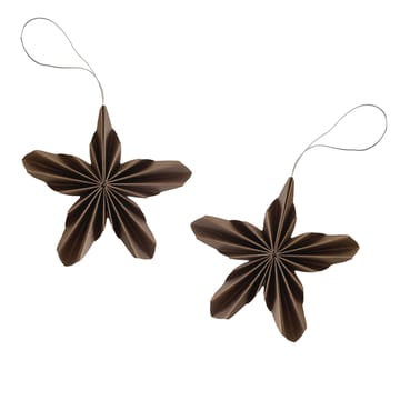 Paper Stars Christmas ornament - coffee - Cooee Design