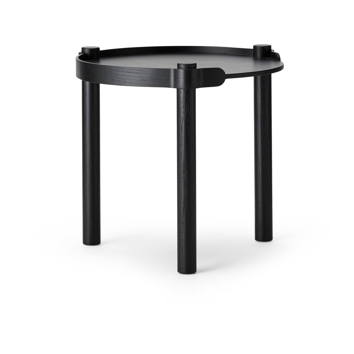 Cooee Design Woody table Ø45 cm Black stained oak