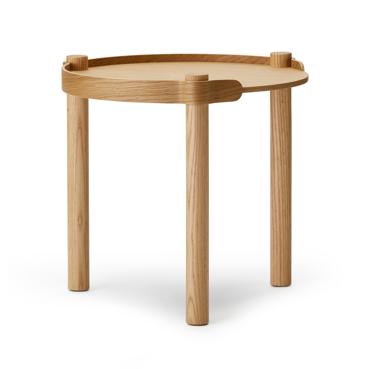 Cooee Design Woody table Ø45 cm Oak | Scandinavian Design | Coffee tables | Brown