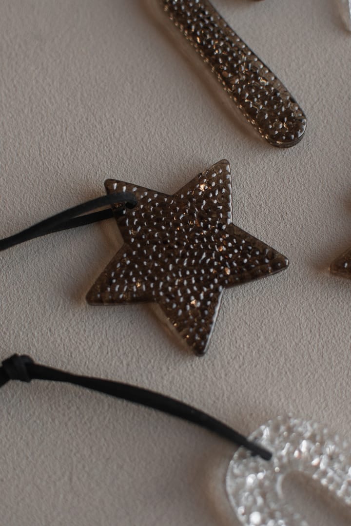 Airy hanging star decorative ornament - Brown - DBKD