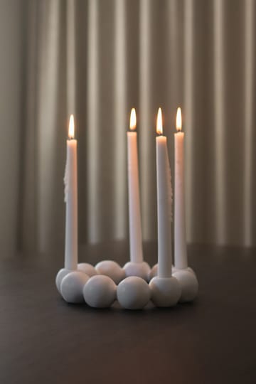 Bright candleholder Ø27 cm - White - DBKD