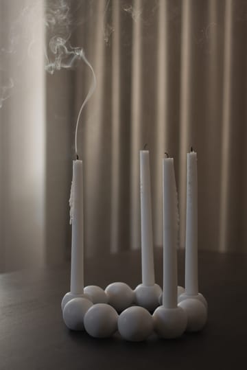 Bright candleholder Ø27 cm - White - DBKD