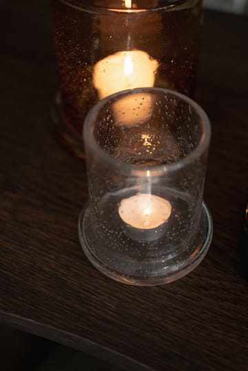 Bubble tealight holder Ø10 cm - Clear - DBKD