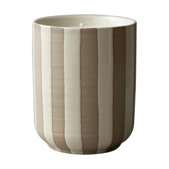 Burn scented candle 60 h - Stripe cream - DBKD