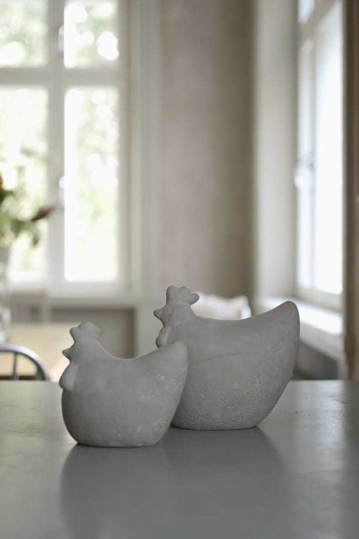 Concrete hen decoration, Large DBKD