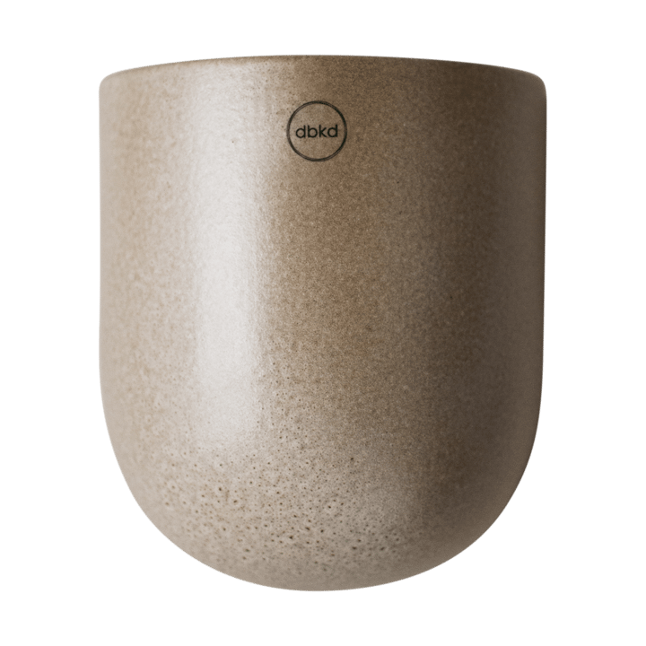 Cut wall-mounted flowerpot beige - Large 17 cm - DBKD