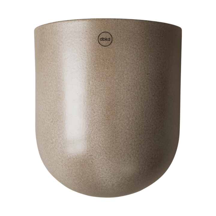 Cut wall-mounted flowerpot beige - X-large 24 cm - DBKD