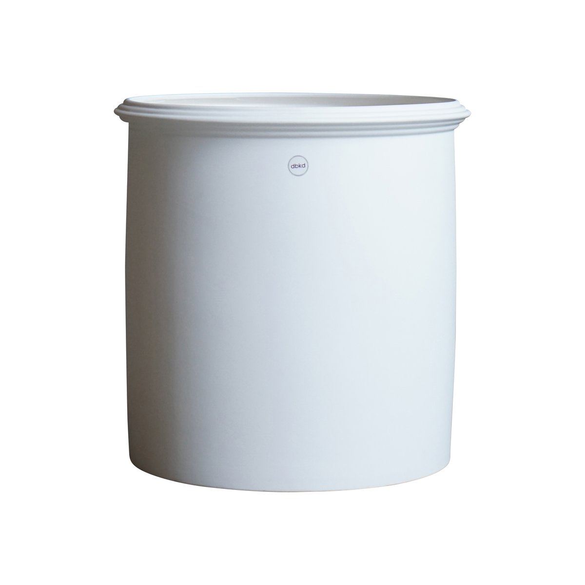 DBKD Kruset flower pot matte white XL Ø34 cm