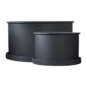 Plant bowl flower pot 2-pack - Black - DBKD