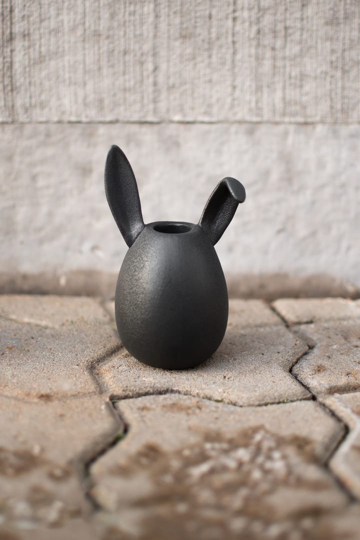 Rabbit candlestick 13 cm, Cast iron DBKD