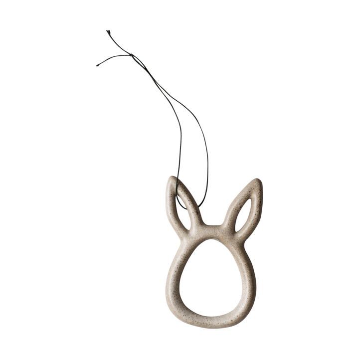 Sprinkle rabbit Easter ornament 8 cm, Beige DBKD