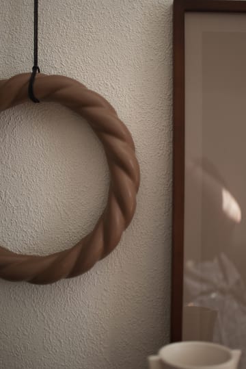 Twine wreath Ø27 cm - Nougat - DBKD