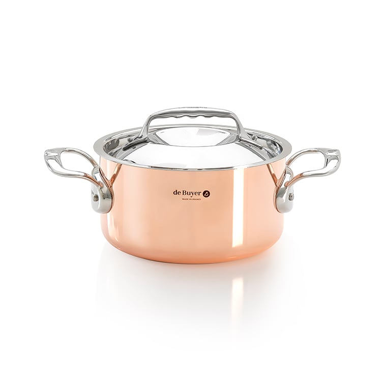 De Buyer Prima Matera casserole with lid induction 16 cm