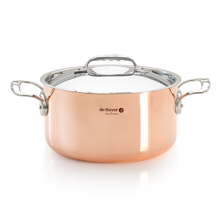 De Buyer Prima Matera casserole with lid induction 24 cm