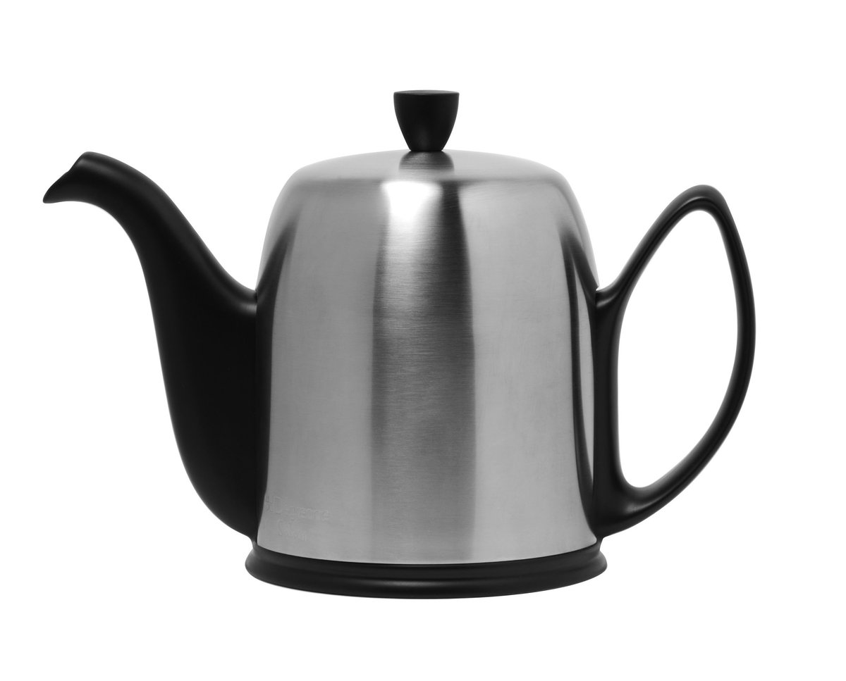 Degrenne Salam Noir matte teapot 8 cups Black