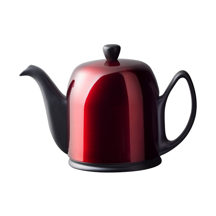 Salam teapot 1 L - Candy apple-Black - Degrenne