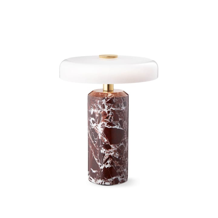 Trip table lamp Ø17x21 cm marble - Burgundy-opal - Design By Us