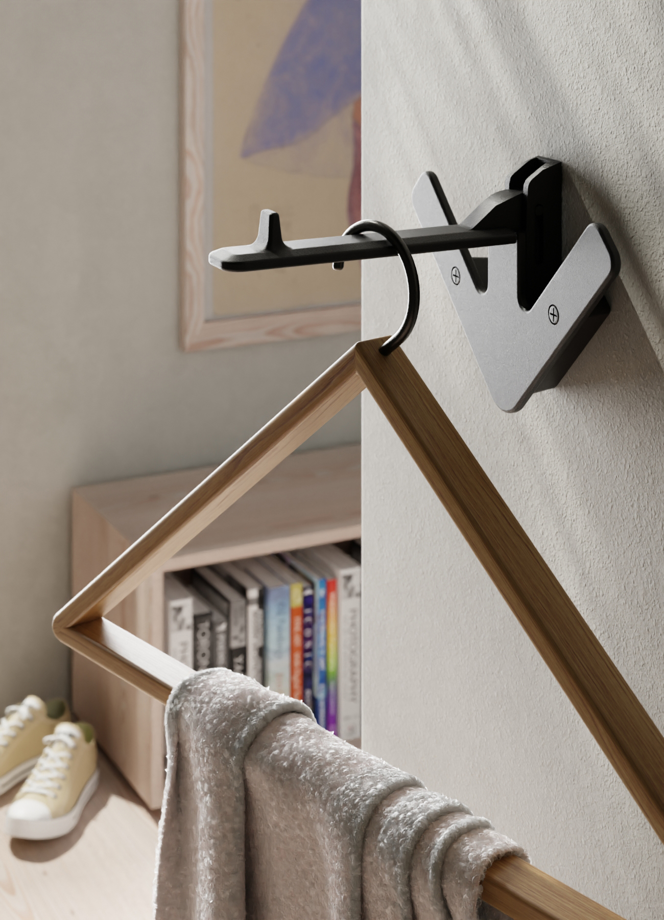 Arrow hanger, black