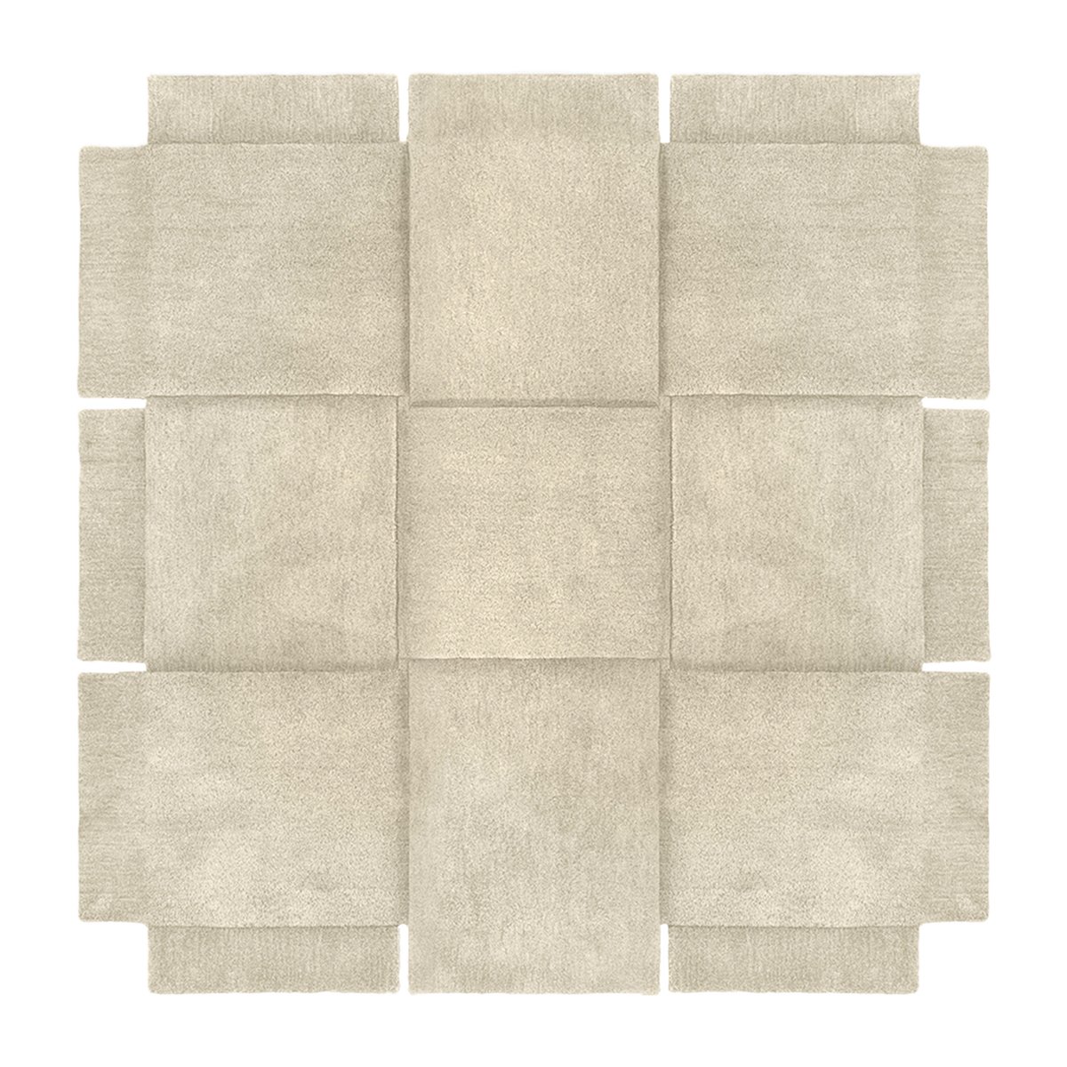 Design House Stockholm Basket Rug  Beige 180x180 cm