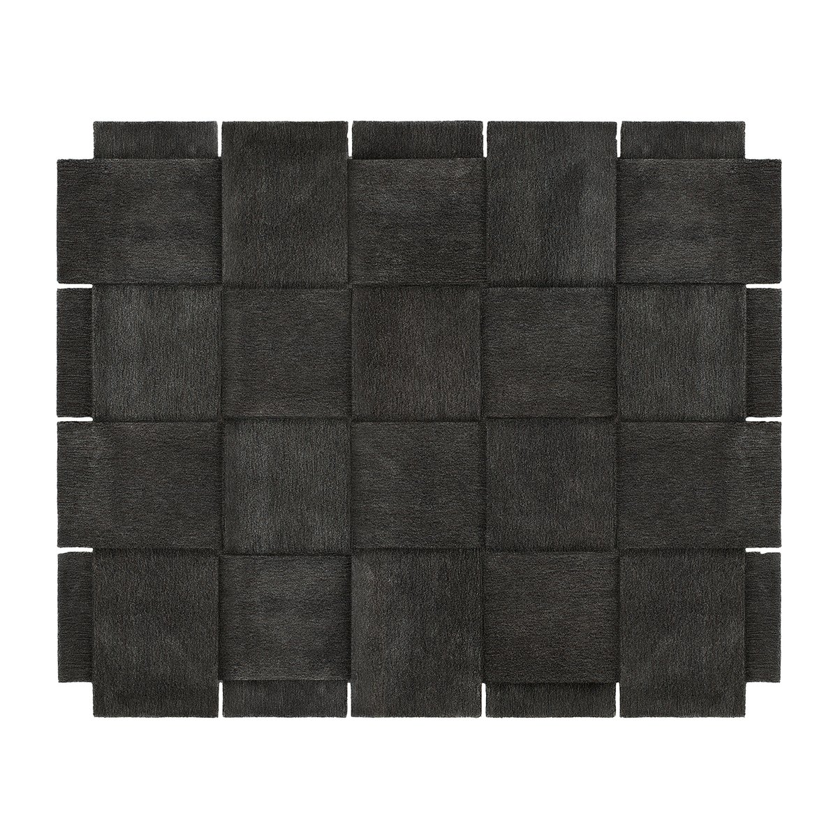 Design House Stockholm Basket rug, dark grey 245x300 cm