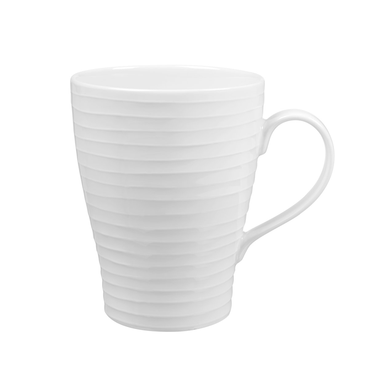 Design House Stockholm Blond mug stripe white | Scandinavian Design | Coffee cups | White