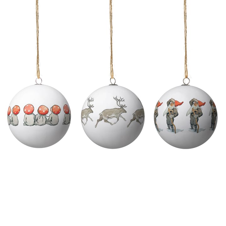 Elsa Beskow Christmas tree ornament 3-pack - Set nr 8 - Design House Stockholm