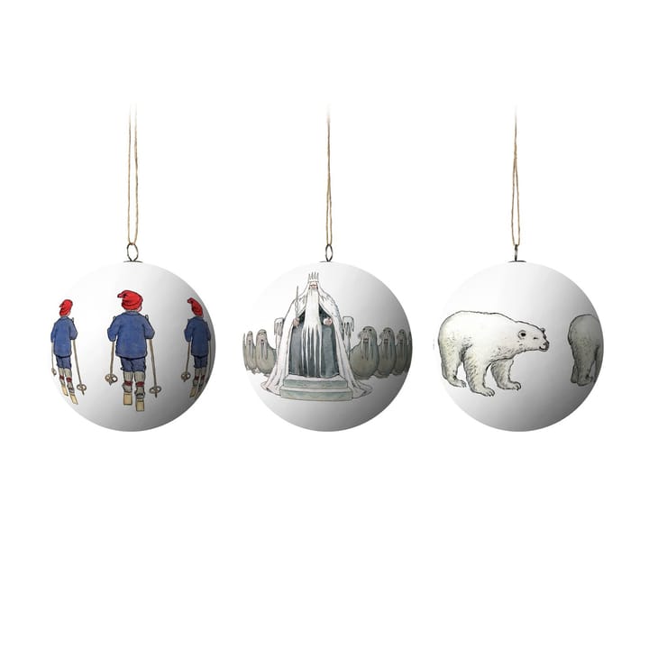 Elsa Beskow Christmas tree ornaments 3-pack - King Winter - Design House Stockholm
