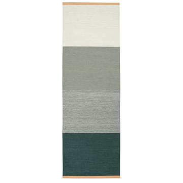 Fields rug 80x250 cm - Green-grey - Design House Stockholm