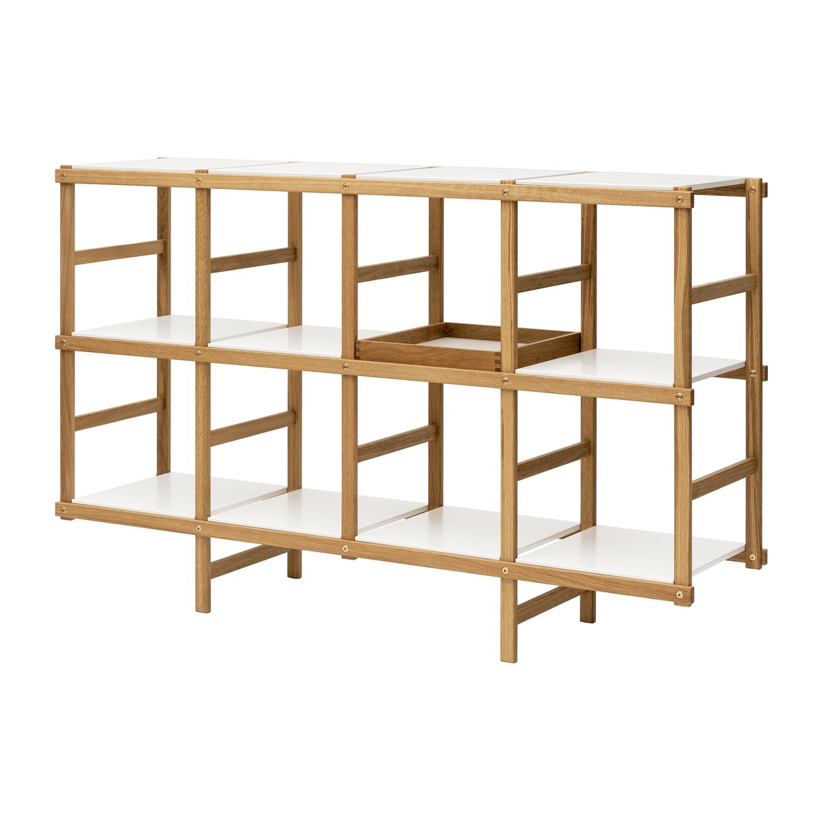 Design House Stockholm Frame shelf M 154 cm oak-white